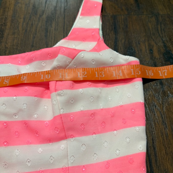 NWT Lilly Pulitzer Posey Mini Dress in Sparkle Pink Awning Stripe size 2 - Picture 8 of 12